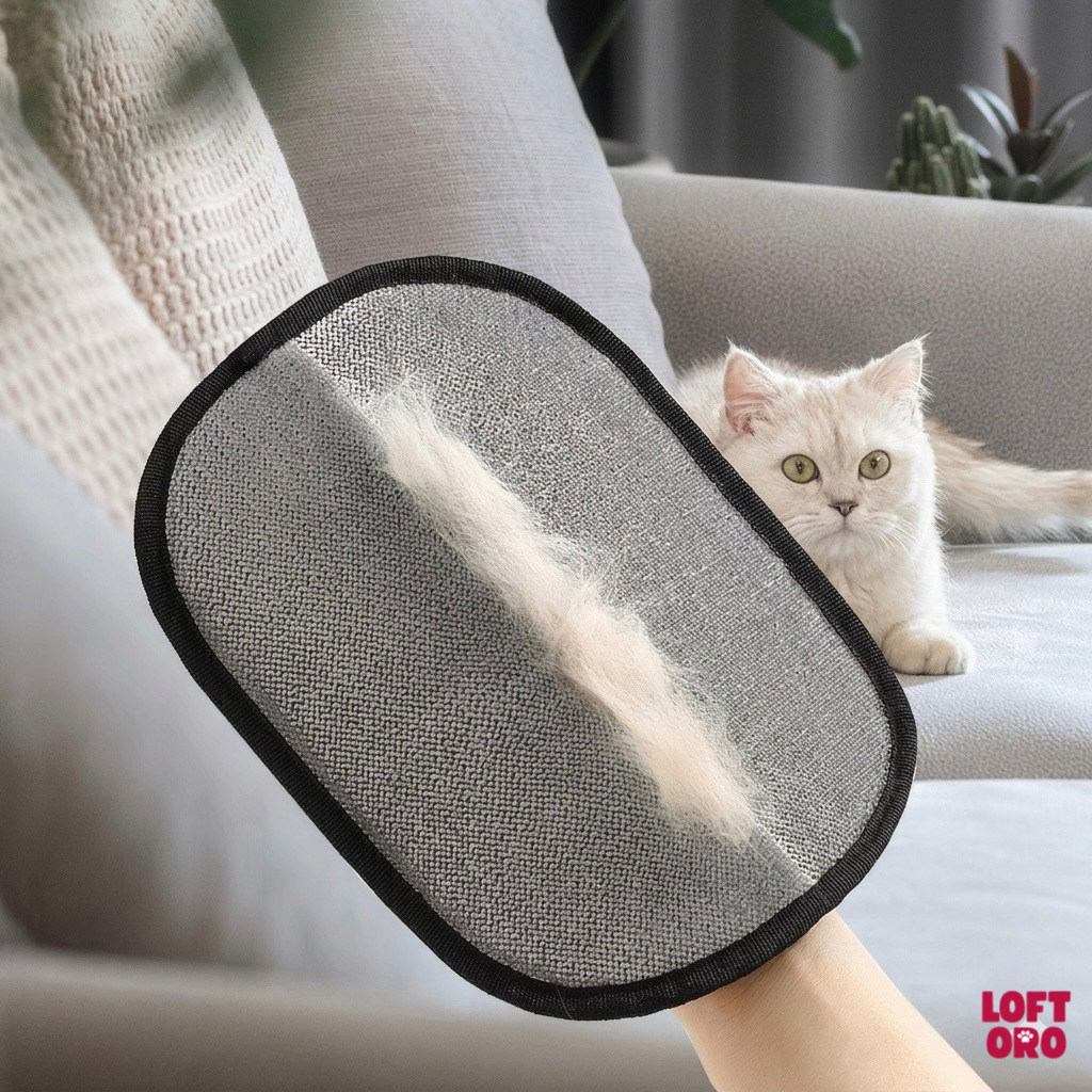 Pet Hair Remover Glove Soft Pet Bathing Gloves