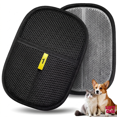 Pet Hair Remover Glove Soft Pet Bathing Gloves