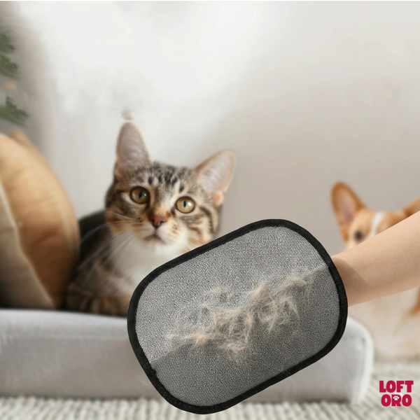 Pet Hair Remover Glove Soft Pet Bathing Gloves